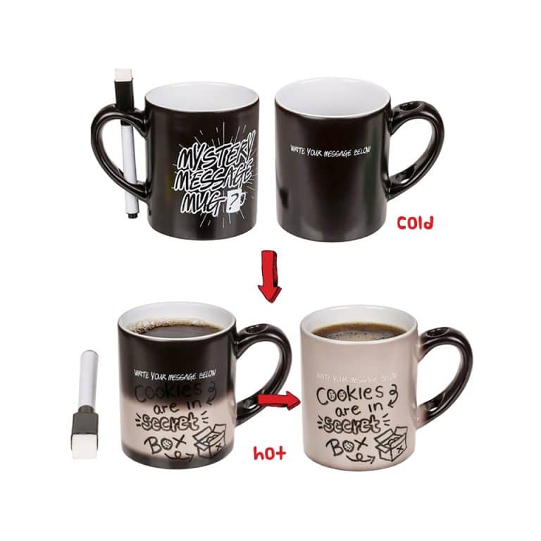 “Mystery Message” Mug with thermal effect